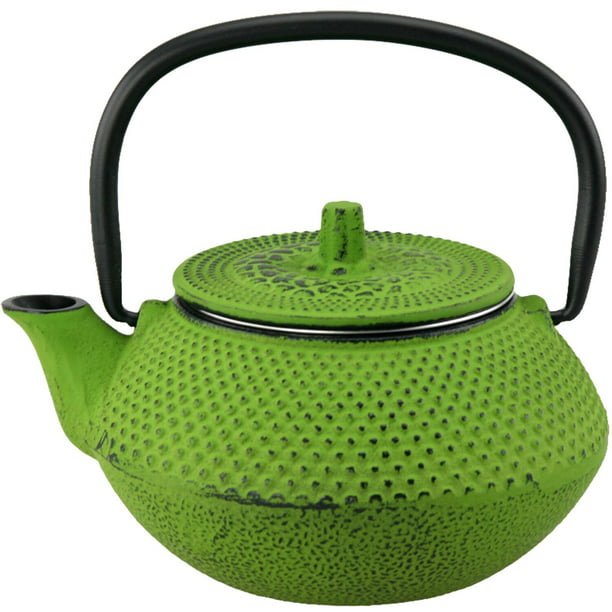 Green Cast Iron Tea Pot 28Oz